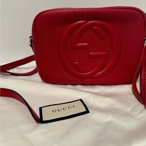 Gucci red Soho Disco Crossbody bag originally purchased at Nordstrom